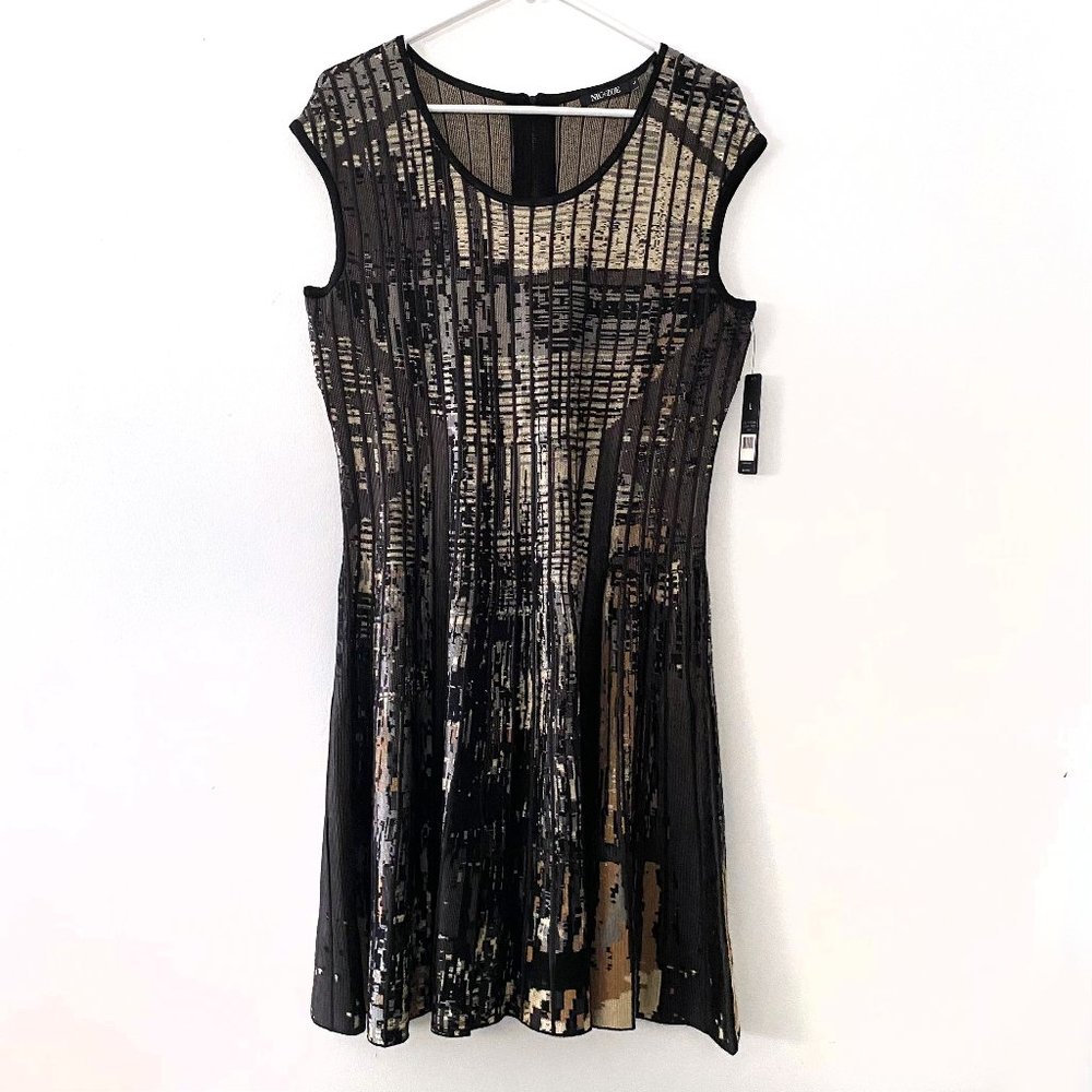 NWT Nic & Zoe Cap Sleeve Fit & Flair Dress